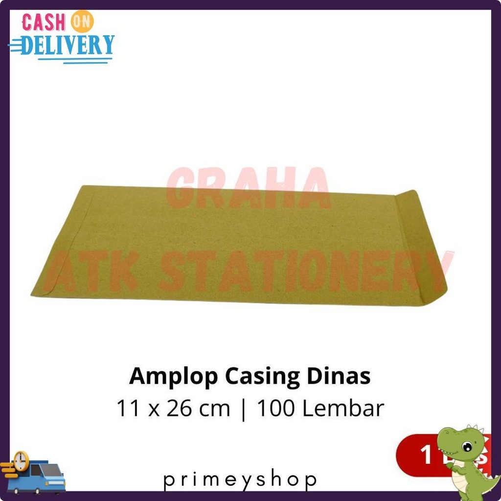 

[1 Bungkus] Amplop Coklat Dinas Aa 11X26 Cm / Amplop Casing Dinas / Amplop Kesing Dinas Aa 11X26 Cm Diskon Setengah Harga