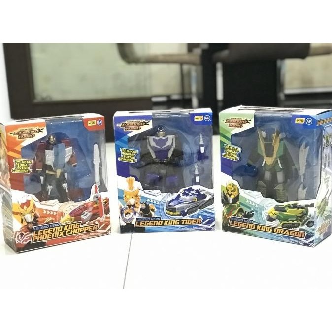 ] LEGEND HERO LEGEND KING TIGER DRAGON PHOENIX CHOPPER ORIGINAL ROBOT