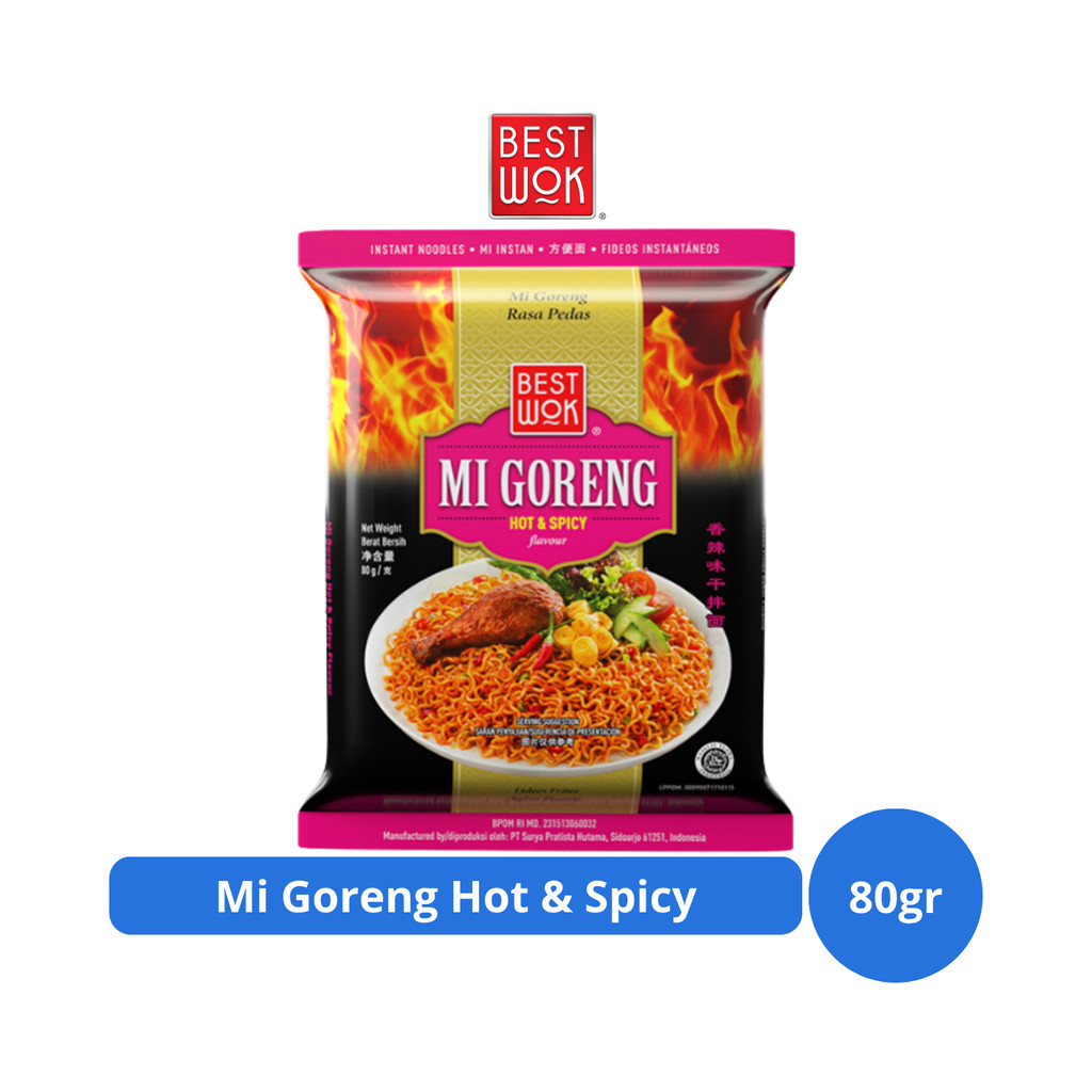 

Best Wok Mi Goreng Hot & Spicy 80gr