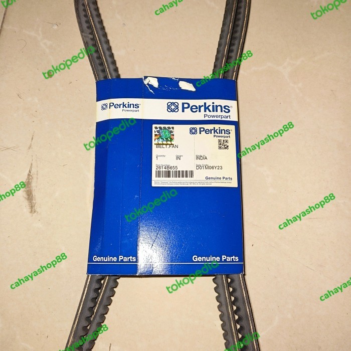2614B655 / 2614B555 Vbelt Fanbelt Perkins Asli Original