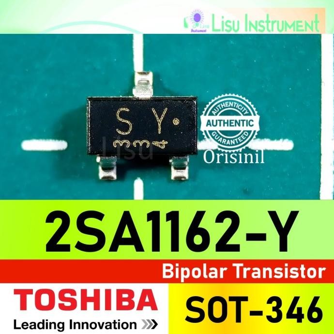 (5) 2SA1162 Bipolar Transistor SY 2SA1162-Y SOT-346 Toshiba Original lisu992 Segera Dapatkan