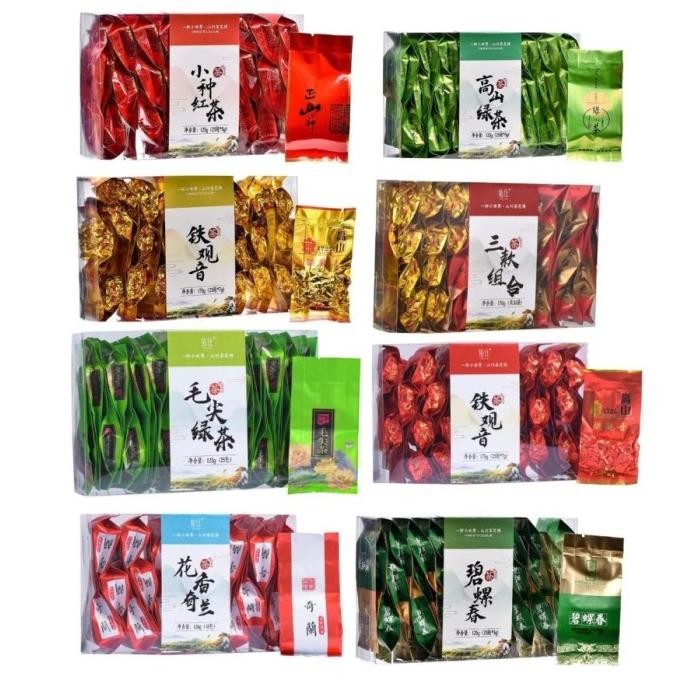 

Chinese Tea BOX MIKA Tiguanyin Biluocun Molihua Maojian Green Tea