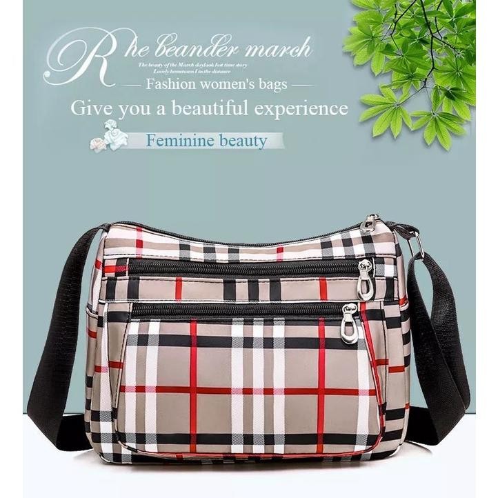 df-8 Tas Wanita Terbaru 2022 Tas Selempang Wanita SLINGBAG PREMIUM WANITA REMAJA / SELEMPANG OXFORD 