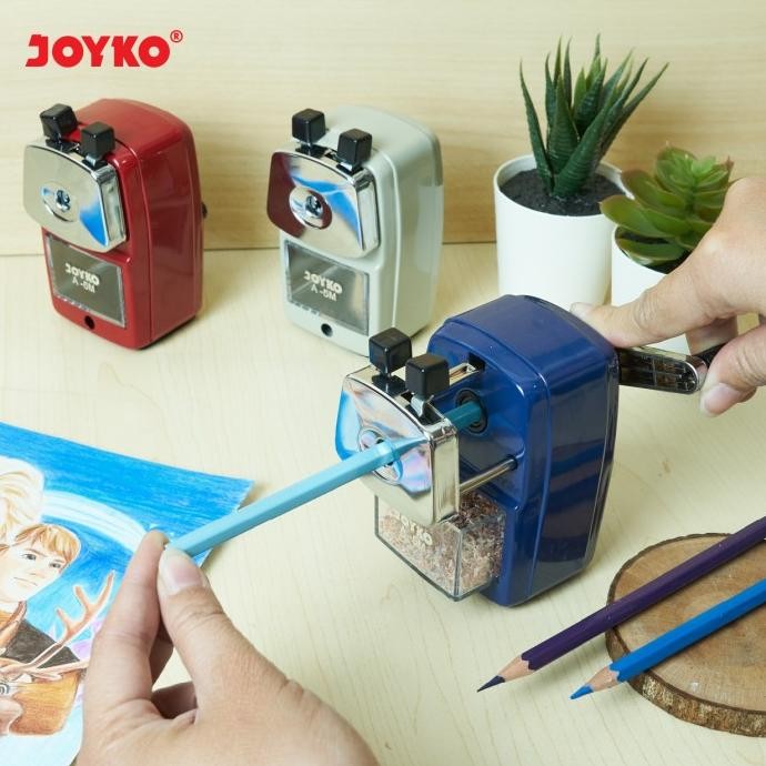 

Joyko Sharpener / Serutan Pensil Meja Rautan Putar Joyko A-5M