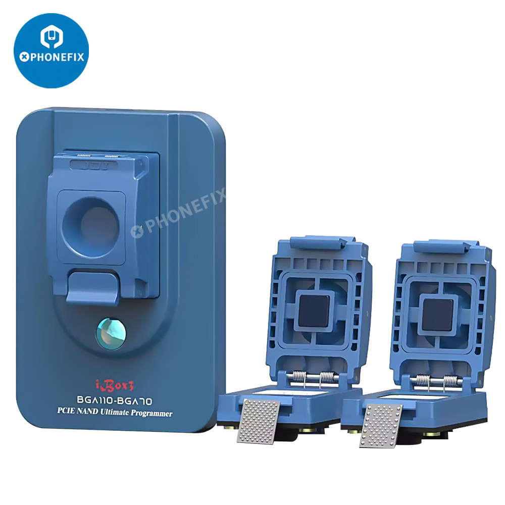TERBARU IBOX 2 Upgrade iBox 3 BGA70 BGA110 NAND Programmer for iPhone 7-13ProMax SYSCFG Data Read Wr