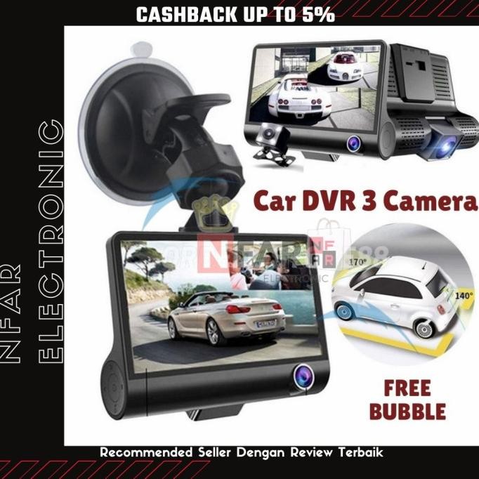 Kamera Mobil Depan Belakang DVR 1080p Dashcam Camera Car DVR Full HD Terlaris