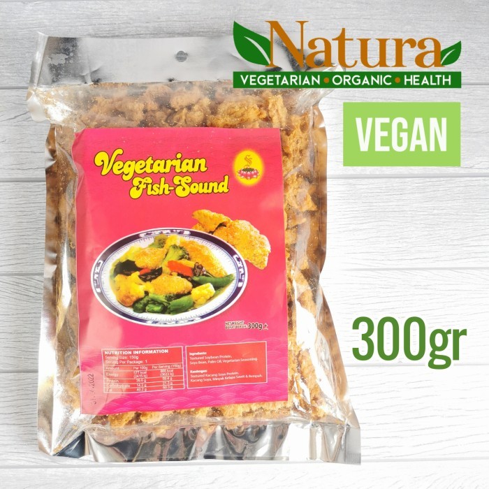 

VEGAN VEGETARIAN FISH SOUND 300GR HUPHIO IMPORT PREMIUM KERUPUK IKAN