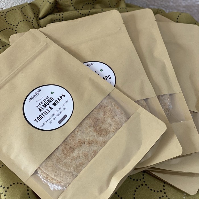

VEGAN FLOURLESS LOWCARB ALMOND TORTILLA WRAPS