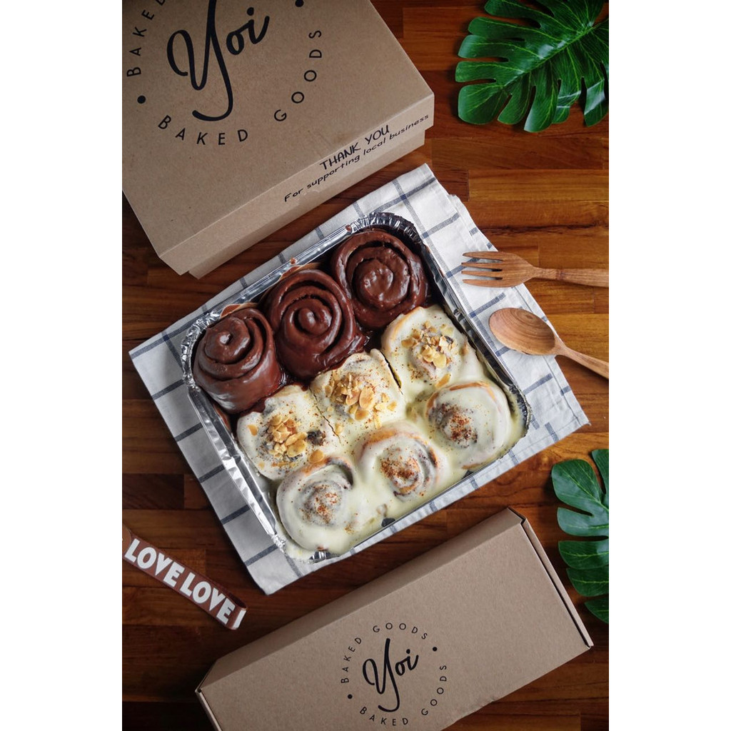 

MIX ROLL (9PCS) CINNAMON, ALMOND RAISIN, NUTELLA.