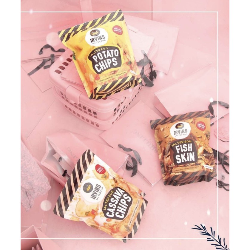 

[BIG] IRVINS SALTED EGG POTATO CHIPS & FISH SKIN 230GRAM BESAR IRVIN