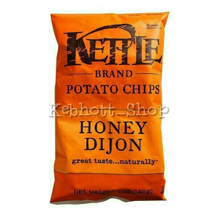 

KETTLE POTATO CHIPS/SNACK KENTANG HONEY DIJON 142GR