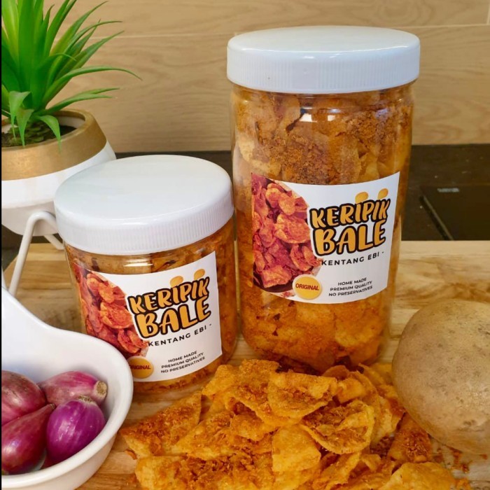 

KERIPIK KENTANG EBI KERIPIK BALE 4 PCS HOMEMADE TANPA PENGAWET