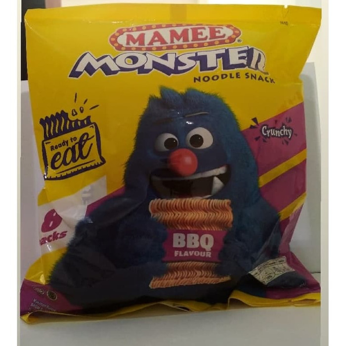 

MIE MAMEE MONSTER BBQ FLAVOUR NOODLE SNACK /MAKANAN RINGAN