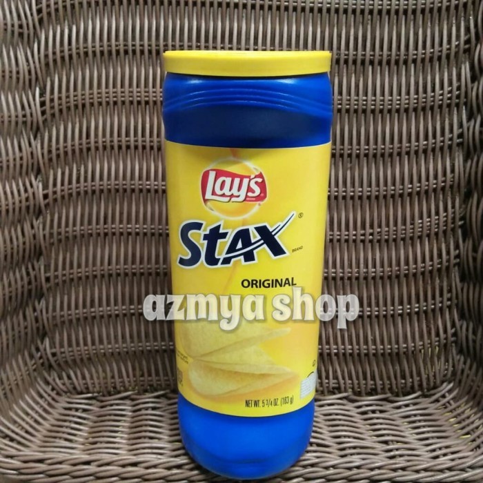 

LAY'S STAX CHIPS KENTANG ORIGINAL 155GR-LAYS KERIPIK KENTANG ORIGINAL