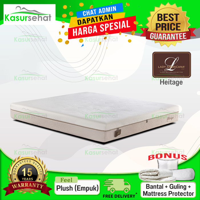 LADY AMERICANA KASUR SPRINGBED HERITAGE - HANYA KASUR 180X200