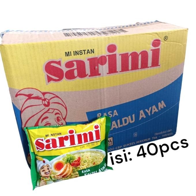 

Mie Instan Sarimi Kaldu Ayam 1 Dus isi 40 pcs