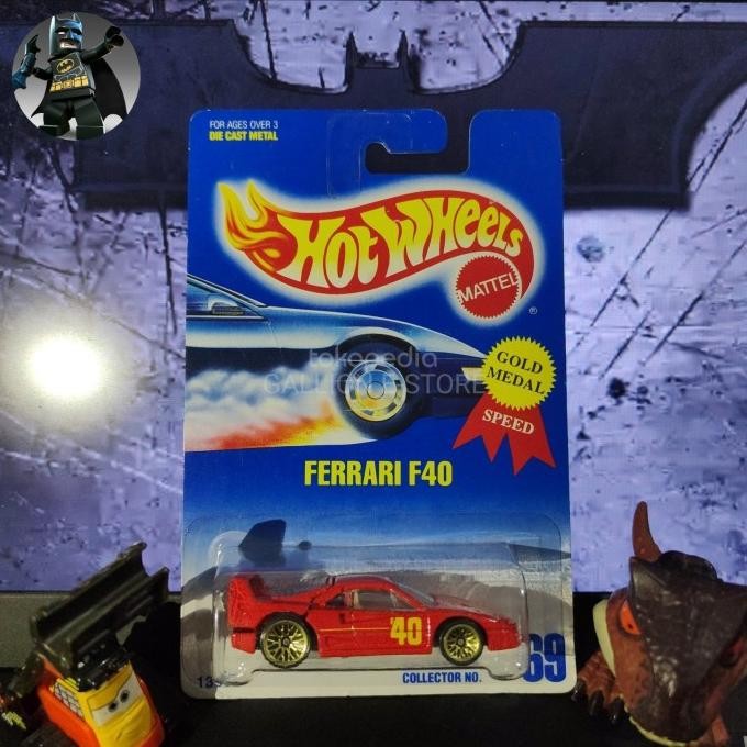 DISKON HOT WHEELS GOLD MEDAL SPEED - FERRARI F40 - RED