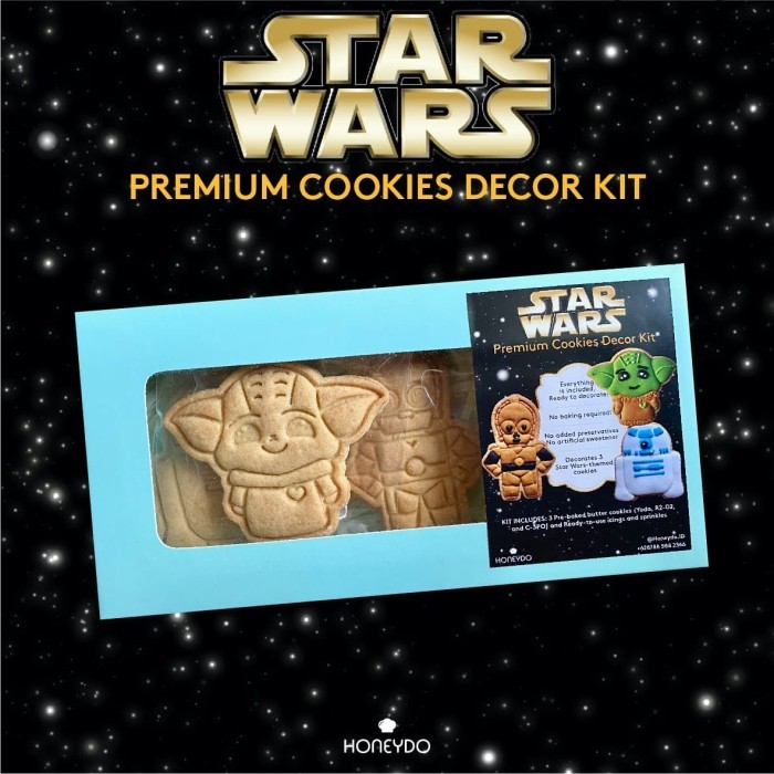 

HONEYDO COOKIES DECOR KIT STAR WARS (COOKIE SIAP DEKORASI)