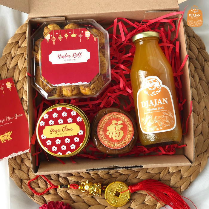 

HAMPERS IMLEK 2021 KUE CHINESE NEW YEAR_FORTUNE BOX BY DJAJAN