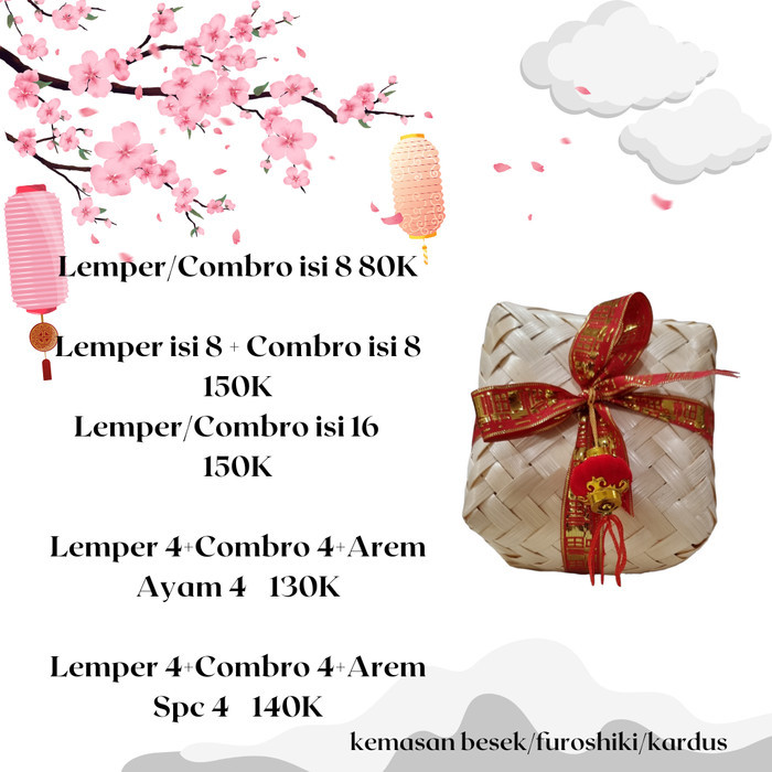 

HAMPERS ISI 6 LEMPER DAN 4 COMBRO