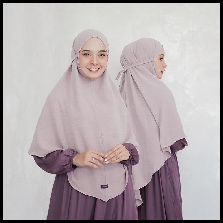 Terlaris Nova Bergo Crinkle | Jilbab Instan Syari Airflow By Jamise