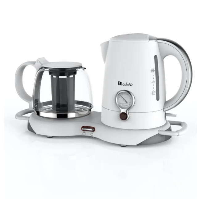 

Odette WK8287TR Electric Kettle with Keep Warm Tea Tray