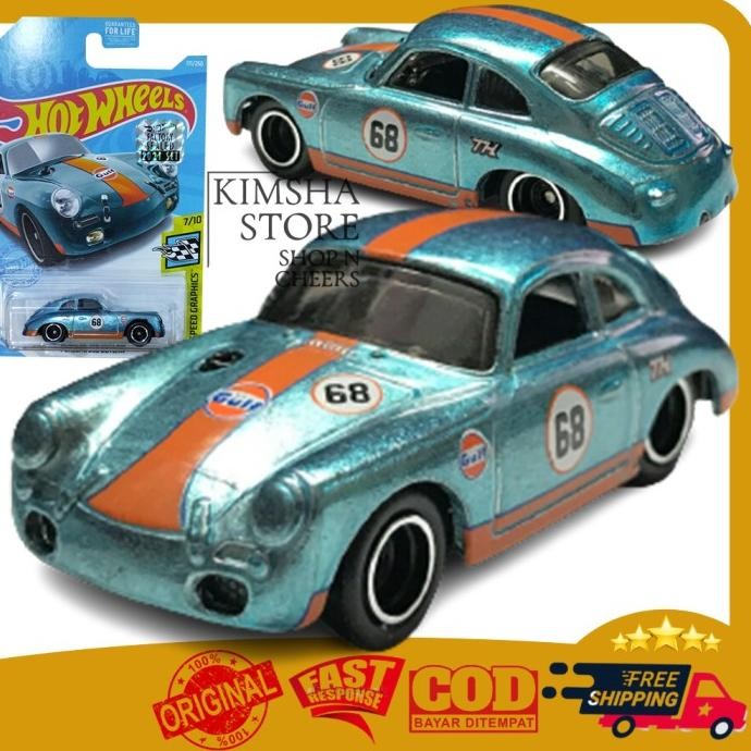 MURAH HOT WHEELS PORSCHE 356 OUTLAW SUPER TREASURE HUNT FS 2021 DIECAST ORI
