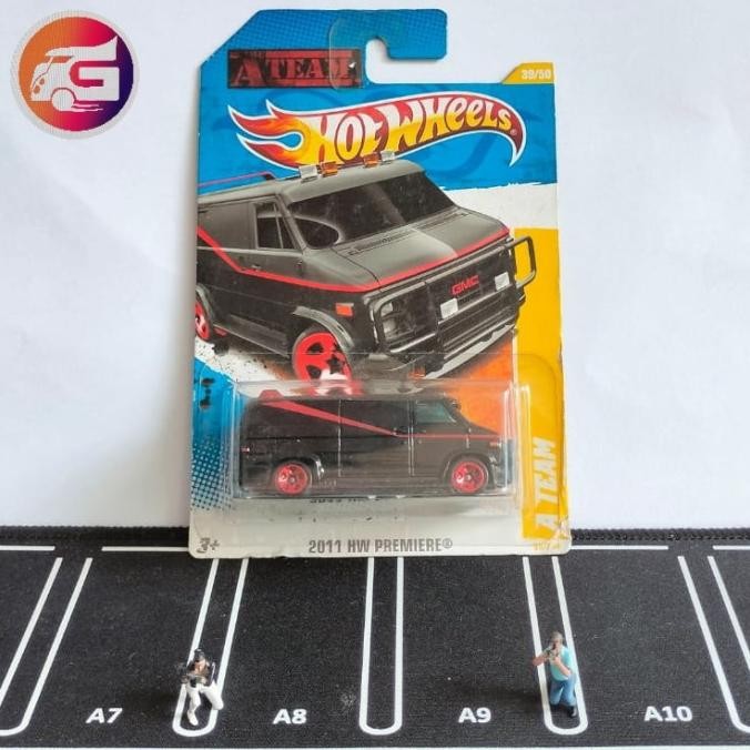 TERBAIK HOT WHEELS GMC VAN THE A TEAM - HOTWHEELS