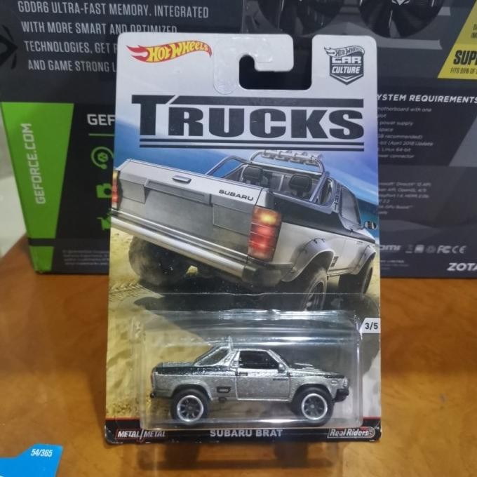 HIGH QUALITY HOT WHEELS SUBARU BRAT SILVER PREMIUM CAR CULTURE