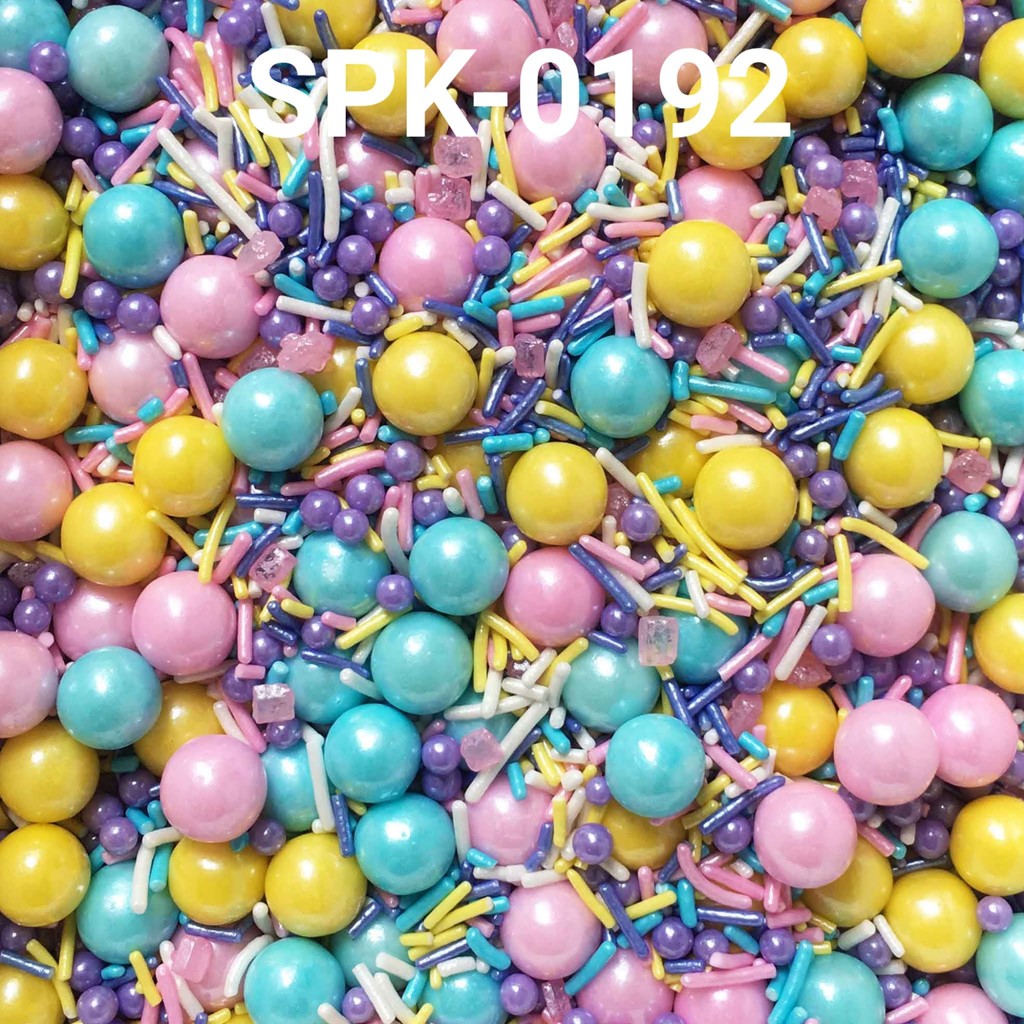 

SPK-0192 Sprinkles sprinkle springkel 1kg 1 kilo mutiara mix pastel (SPRINKLES)