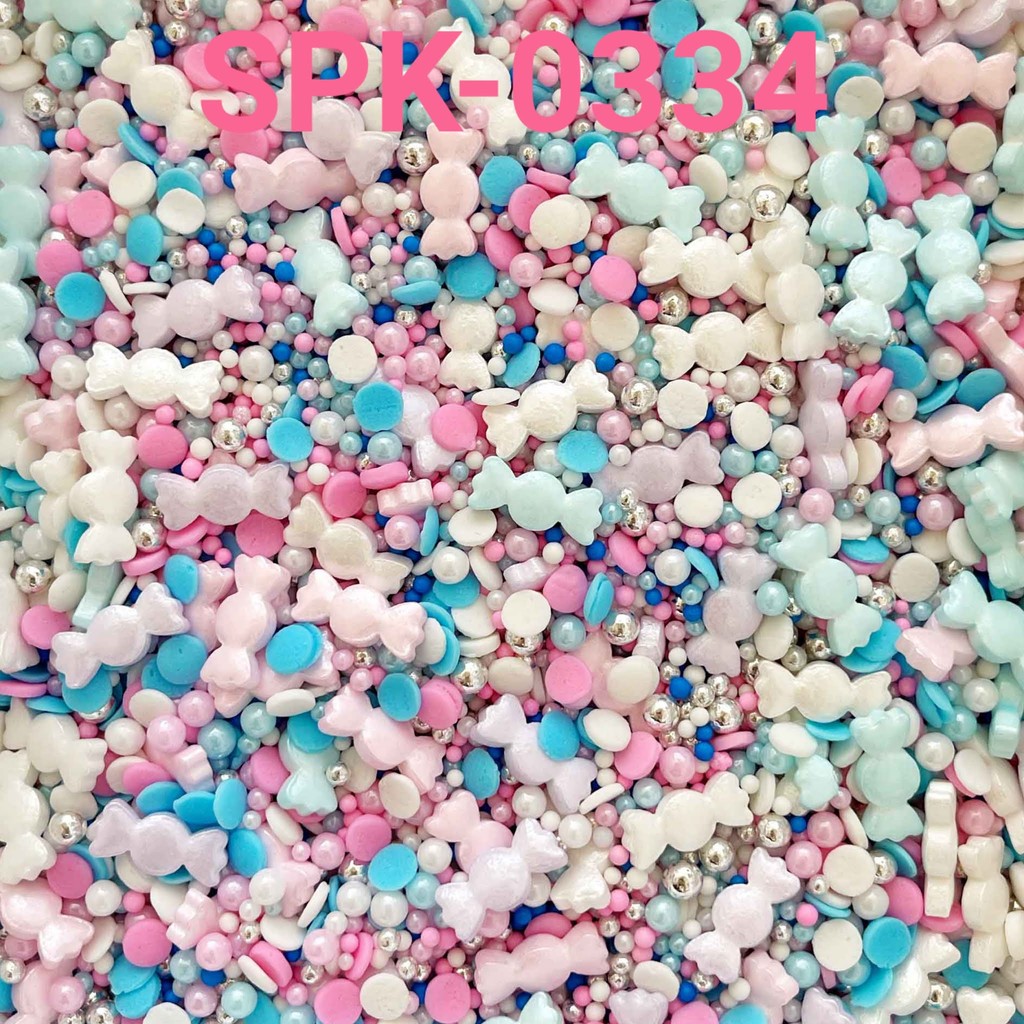 

SPK-0334 Sprinkles sprinkle springkel 1kg candy permen mix mutiara (SPRINKLES)
