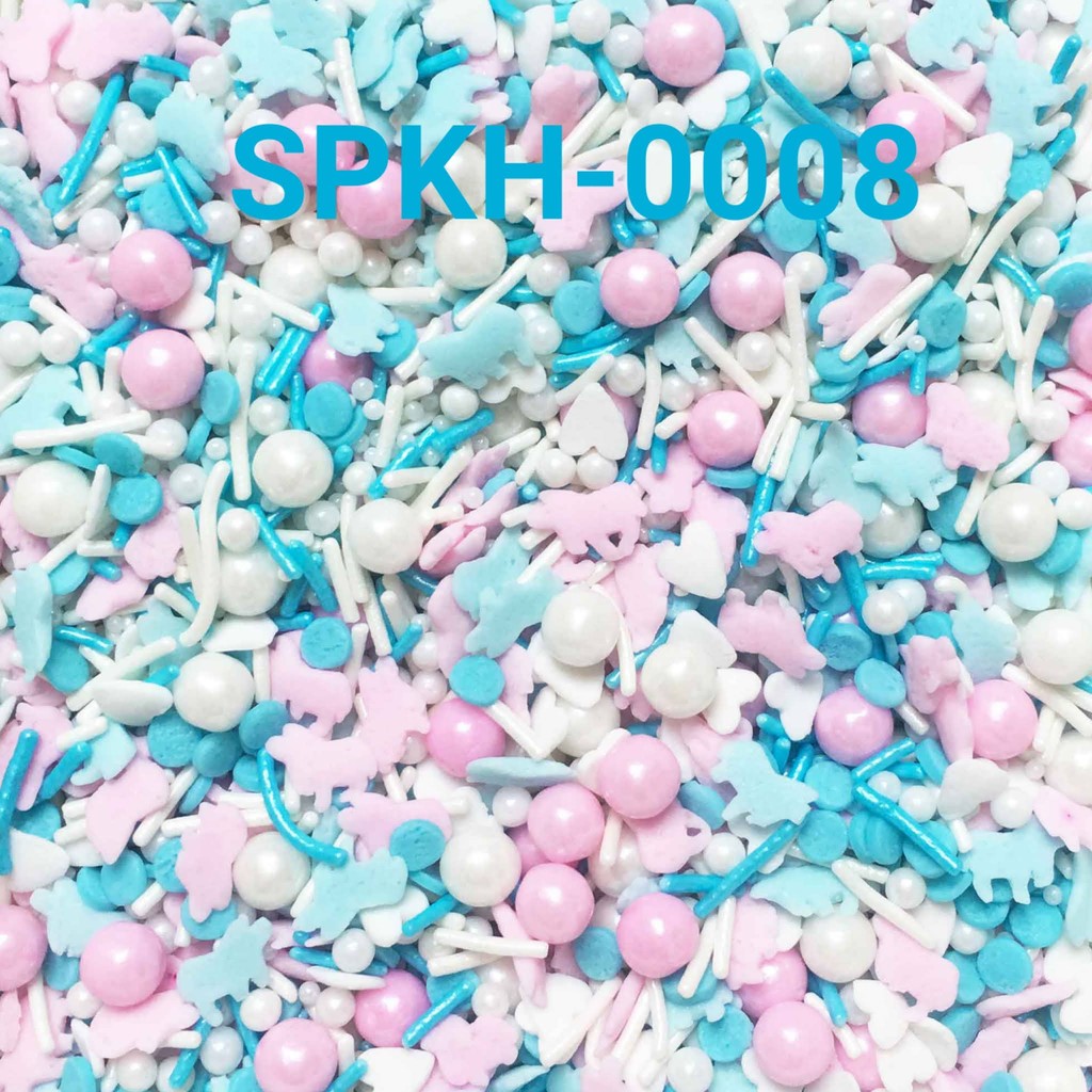 

SPKH-0008 Sprinkles sprinkle sprinkel 500gr biru pink putih (SPRINKLES)
