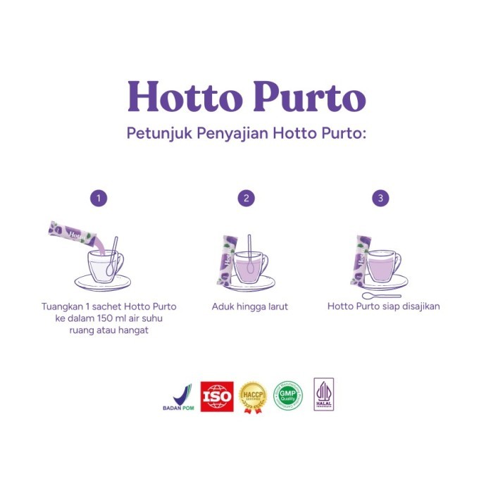 

FLASH SALE!!! HOTTO PURTO 2 POUCH (32 SACHET)