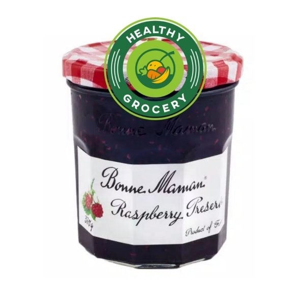 

BONNE MAMAN RASPBERRY PRESERVE 370GR SELAI RASPBERRY