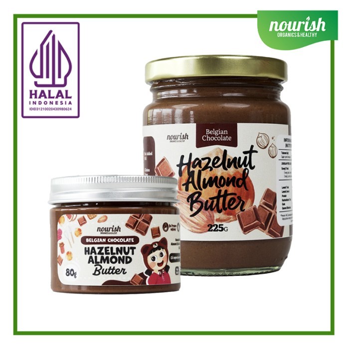 

NOURISH BELGIAN CHOCOLATE HAZELNUT ALMOND BUTTER