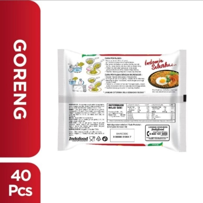 

INDOMIE MIE GORENG SPESIAL 1DUS 40PCS