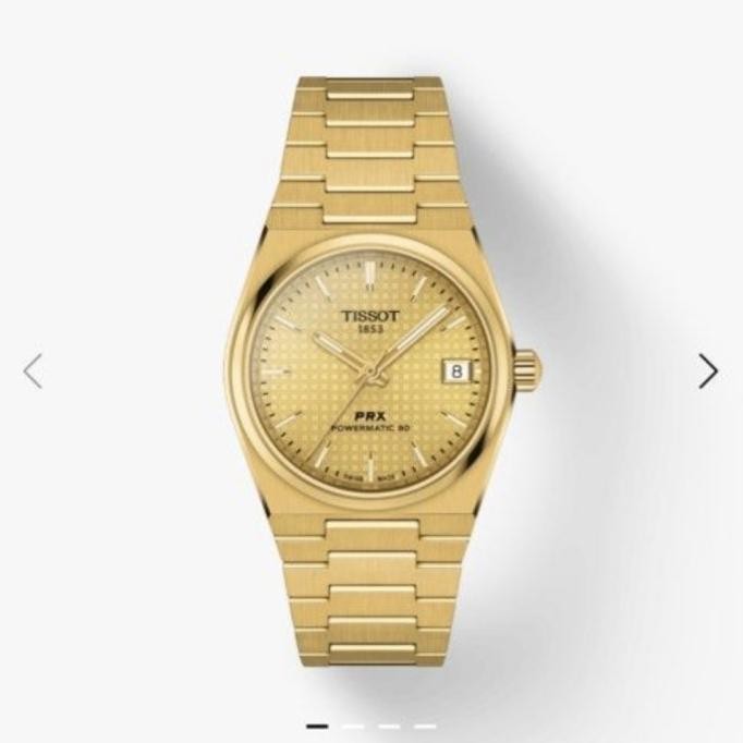 Promo Tissot Prx Powermatic 80 Gold 35Mm - Original - Brand New In Box