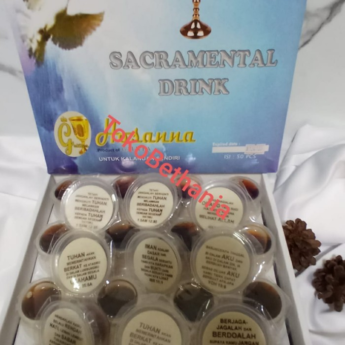 

HOSTI AYAT BESAR DAN ANGGUR PERJAMUAN KUDUS DALAM 1 KEMASAN (5CM)