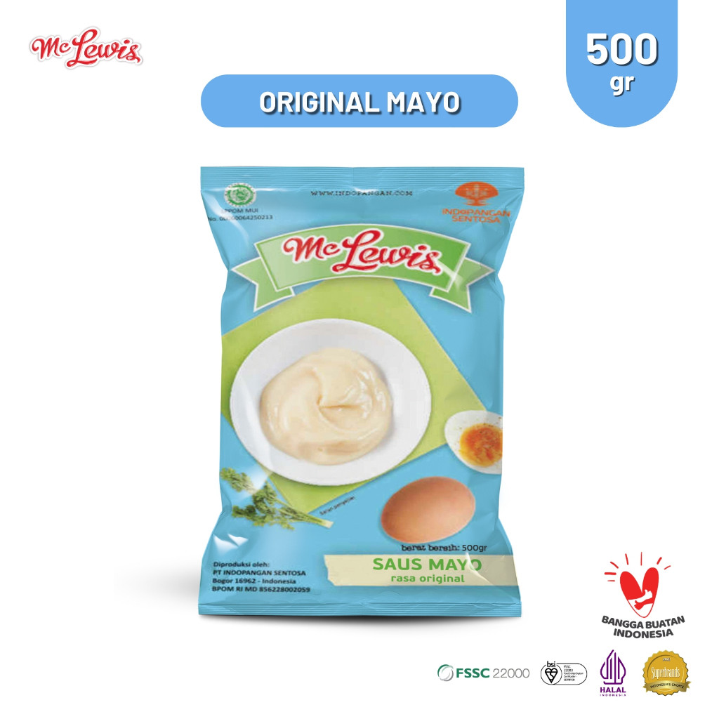 

Mc Lewis Mayonaise Original Sweet Mayo Hot Spicy 500gr