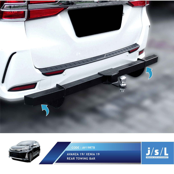 Toyota New Avanza / Xenia / Veloz 2019 Tanduk Belakang Rear Towing Bar