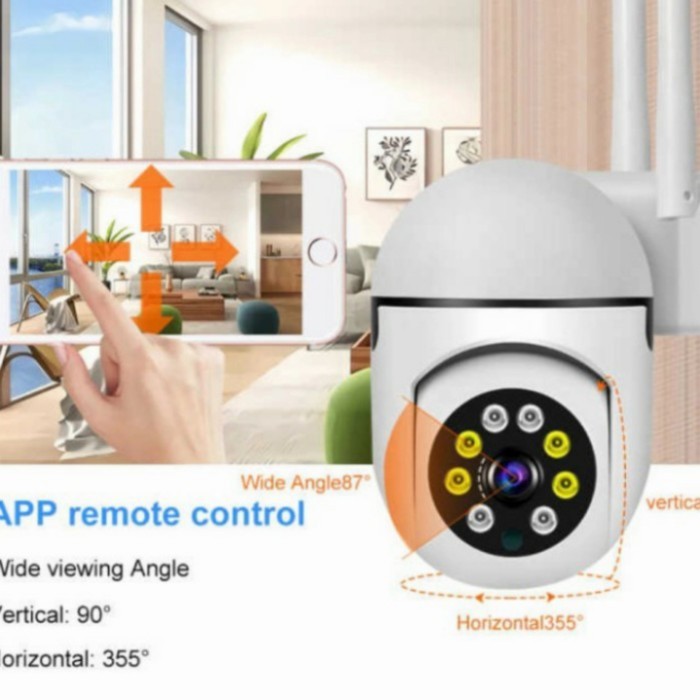 New Ip Camera Cctv 8Mp Colorvu Malam Berwarna Wireless Outdoor