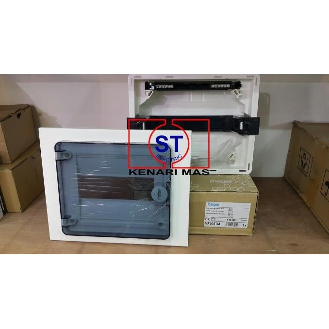 Box Mcb / Box Sikring / Box Sekring Hager VF 108 TM Inbow / VF108TM