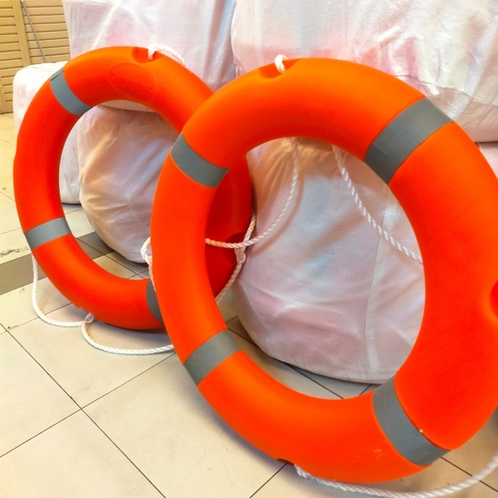 RING BUOY FIBER / PELAMPUNG KAPAL RING BUOY SOLAR ORIGINAL MURAH