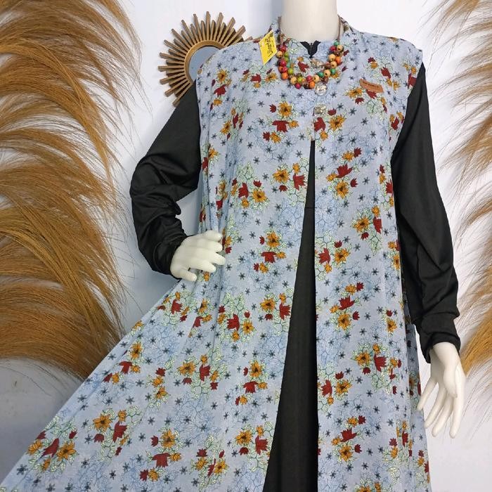 Terbaru Outer Ceruty Tanpa Lengan