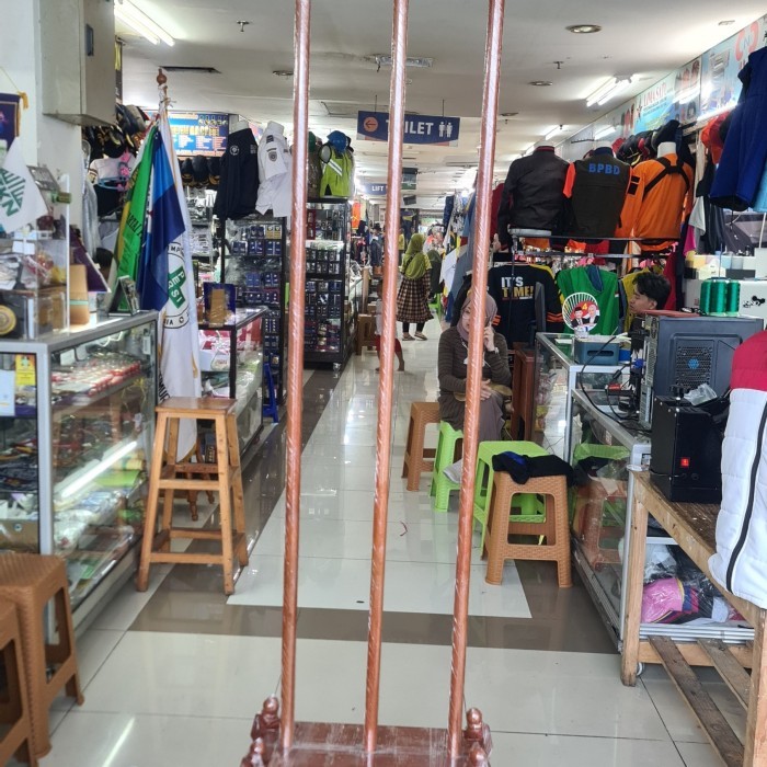 TIANG BENDERA PATAKA 3 LUBANG