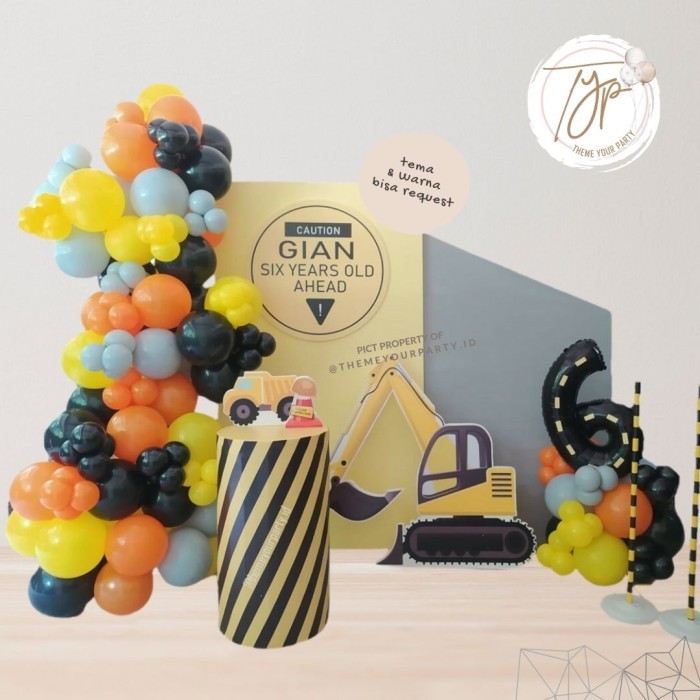 BALON DEKOR - STYROFOAM BACKDROP - ULANG TAHUN AQIQAH PESTA