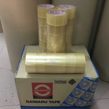 

LAKBAN DAIMARU TAPE BENING 2"X90YRD(DUST @ 72 ROLL) KHUSUS GOSEND/GRAB