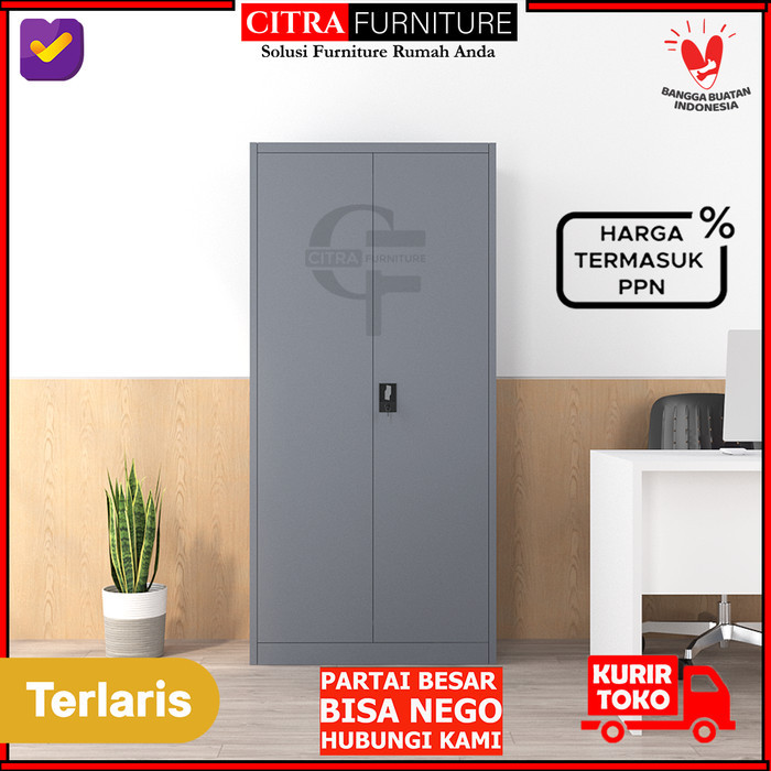 

LEMARI ARSIP BESI 2 PINTU SWING BESILEMARI FILE KANTOR PINTU AYUN