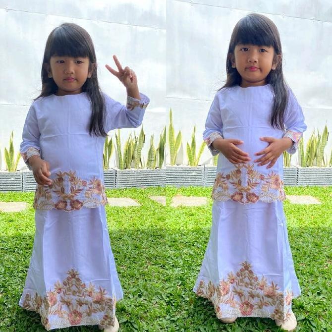 Promo Baju Kurung Melayu Anak Perempuan/Kebaya Kurung Melayu/Baju Raya