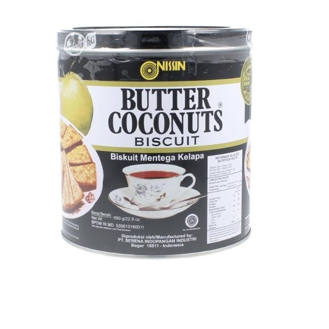 

Nissin Butter Coconut Kaleng 700 Gr | Biskuit | Wafer | Lebaran Original